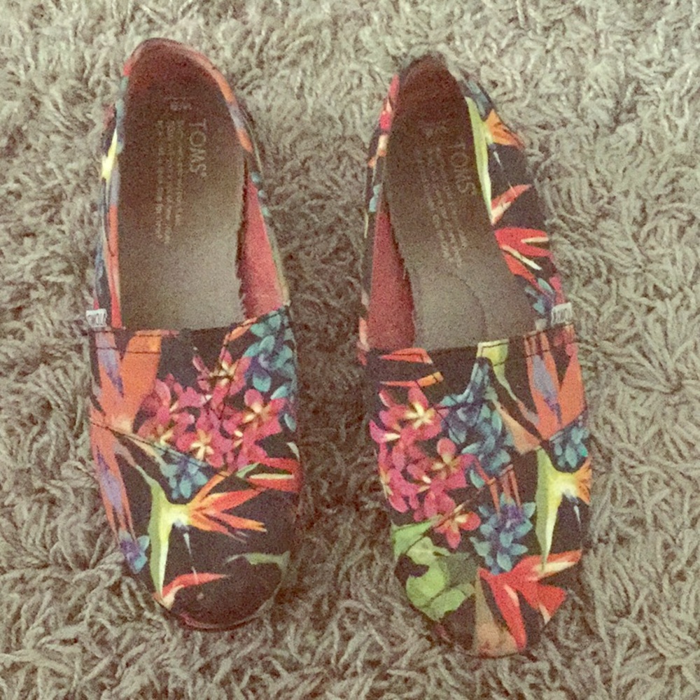 EUC Birds of Paradise Vegan Toms